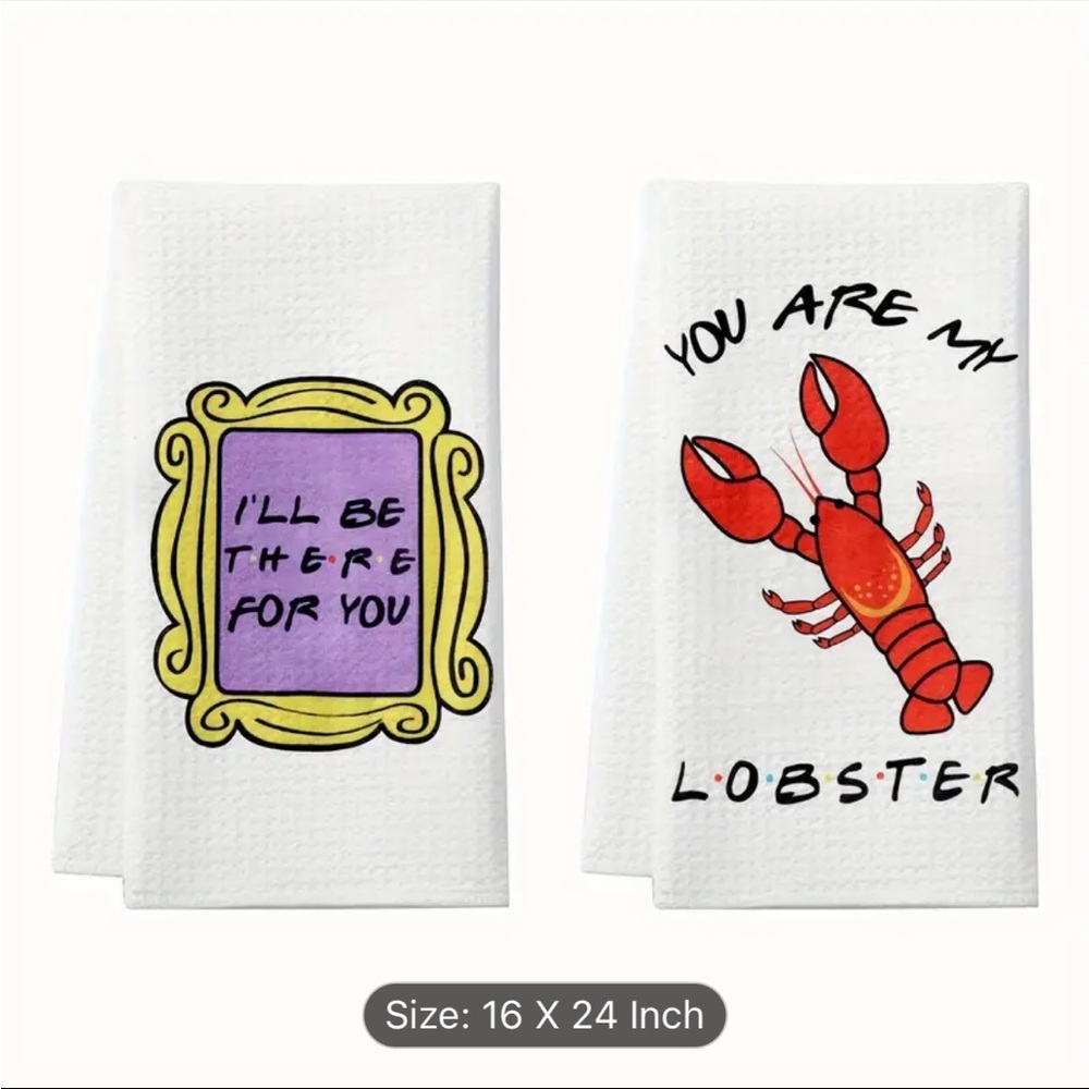 Friends themed hand towels